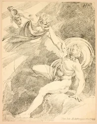 Heavenly Ganymede, plate XV from the second issue of Specimens of Polyautography