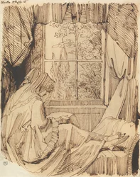 Woman Reading, Seated Before a Window