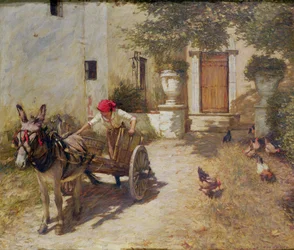 Farm Yard Scene, 1905