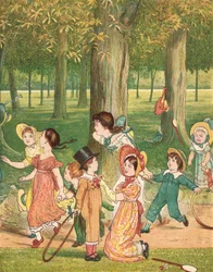 Frolicking People