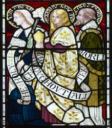 The Virgin Mary, Mary Magdalene, St John