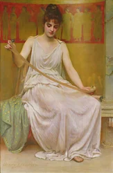 Neaera Reading a Letter from Catullus