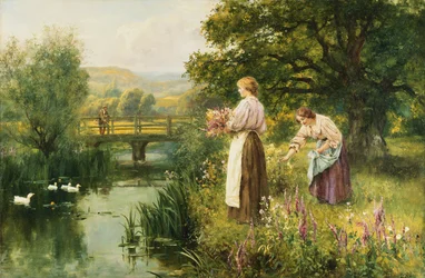 Gathering Spring Flowers