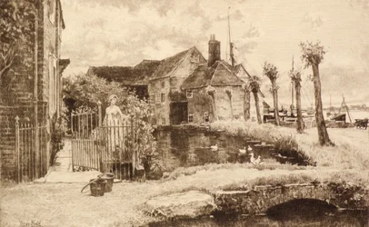 Untitled [Village Scene]