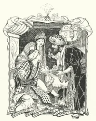 Neangir Sees the Picture of Argentine (engraving)