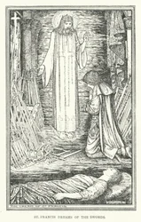 St Francis dreams of the swords