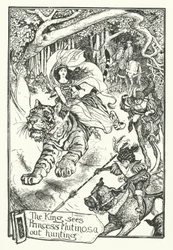 The King Sees Princess Mutinosa Out Hunting