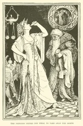 The Princess Drinks the Phial to Take Away the Horns