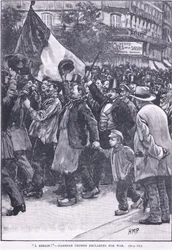 A Berlin Parisian Crowds Declaring War