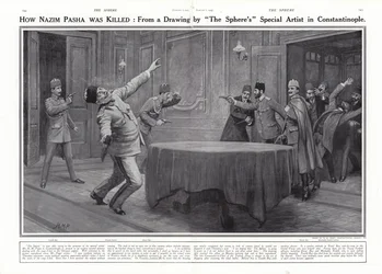 Assassination of Nazim Pasha by the Young Turks, Constantinople, 23 January 1913