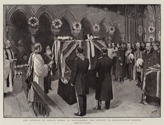 The Funeral of Prince Henry of Battenberg, the Service in Whippingham Church