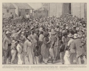 The Horrors of the War, feeding Starving Refugees from Santiago at Caney