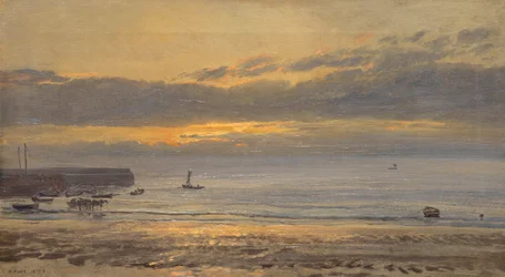 Before Sunrise, Scarborough - Low Water, 1878