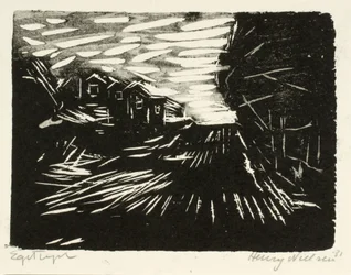 Broad Road, Houses, Trees