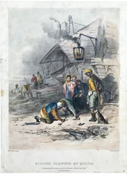 Pitmen Playing at Quoits, c.1837