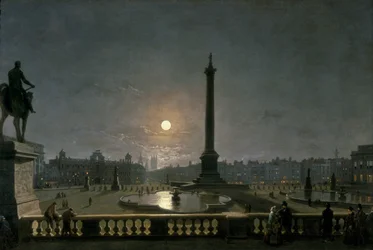 Trafalgar Square by Moonlight