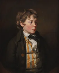 Portrait of a Boy in a Striped Waistcoat