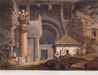 Ancient Excavations at Carli, 1824