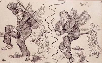 Frustration on the Golf Course, Illustration from 