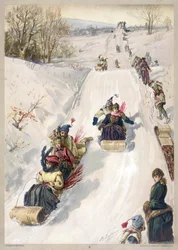 Tobogganing in the Countryside