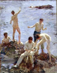 Boys Bathing