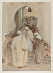 A Café Archway in Bistera, c.1896-1908