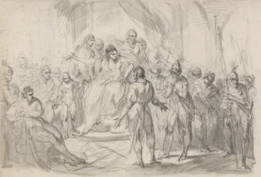 Stephen Brought Prisoner to Empress Mathilda