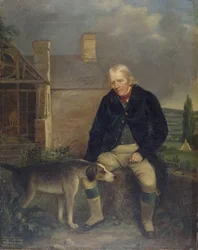 Thomas Lewis, Huntsman of Cefn Mable, Aged 84
