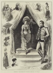 Sketches at a Fancy-Dress Ball at the Royal Albert Hall