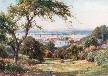 Perth from the Slopes of Kinnoul Hill