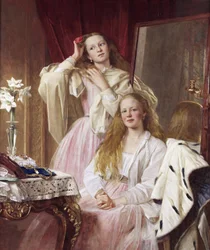 Emma and Federica Bankes of Soughton Hall