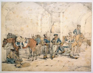 Hussars in the Peninsula, Possibly 1st Hussars, King
