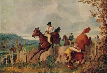 Steeplechasing, c1805-1851, 1924
