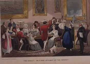 The Debut; or First attempt at the Brush!!, from Nimrod