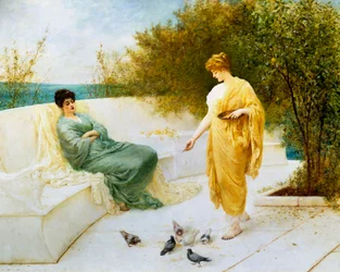 On the terrace