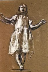 A Study for the Figure of Rosamund