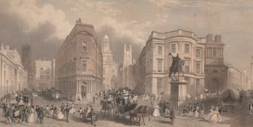 The Bank of England and Royal Exchange, Cornhill