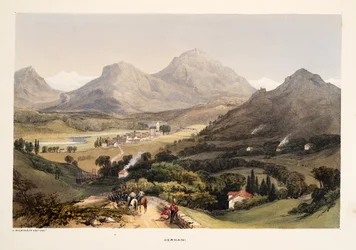 Hernani, from Sketches of scenery in the Basque provinces of Spain, with a selection of national music, published 1838