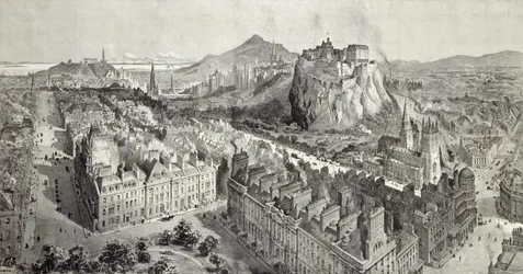 Edinburgh, engraved by H.W. Brewer and T. Griffiths