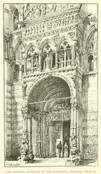 The Principal Entrance to the Cathedral, Ferrara