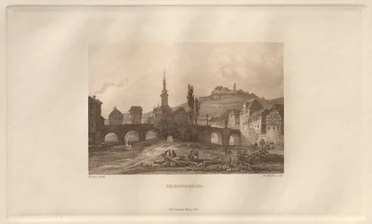 The Picturesque and Romantic Rhine: Creutznach, 1928