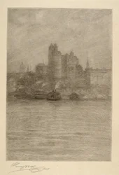 Lower New York in a Mist