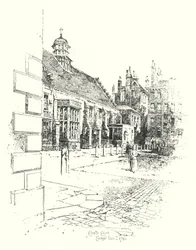 Coney Court, Grays Inn, in 1780