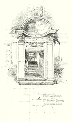 Door and Staircase to Dr Johnson