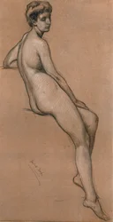 Study of Line by Herbert Draper, c1903