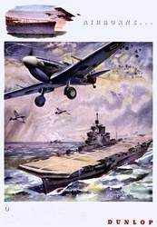 Airborne, advertisement for Dunlop Tyres from 
