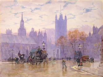 Morning in Parliament Square, 1889