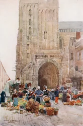 The South Porch of the Cathedral, Contances