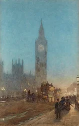Twilight on Westminster Bridge