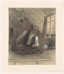 Tailor Working in an Attic Room